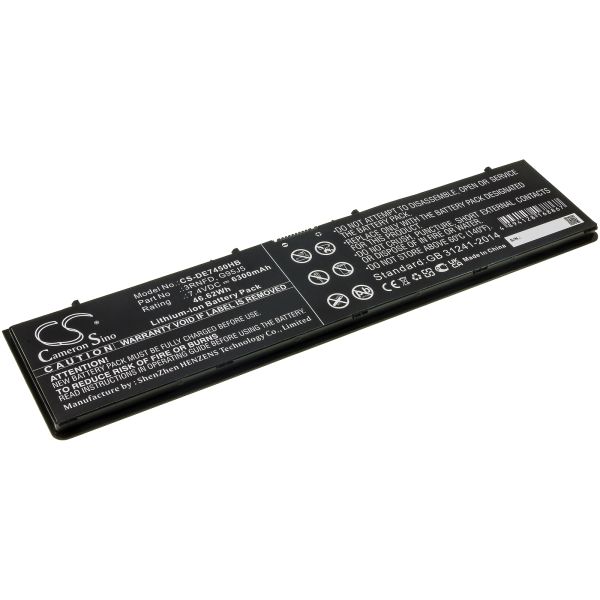 Akku ersetzt Dell G95J5, V8XN3 passend für Latitude E7440, Latitude E7450