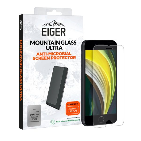 EIGER APPLE IPHONE SE2020/8/7/6S/6 DISPLAY-GLAS 2.5D EIGER GLASS MOUNTAIN ULTRA