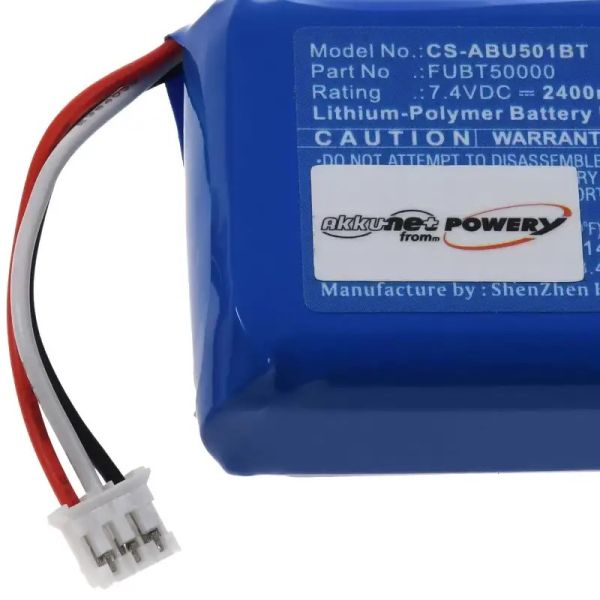 Akku ersetzt ABUS Secvest FUBT50000, 7.4V 2500mAh Li-Poly
