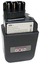 Akku für Metabo 6.30073, 6.31179 12V 2Ah Stift-Kontakt