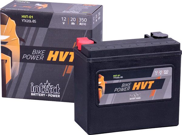 Intact HVT-01 Bike Power ersetzt HVT01, HVT-1 YTX20L-BS 12V 20Ah