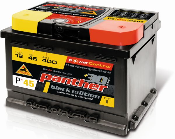 Autobatterie Panther P+45 544036, 54519, 54559 B13 45Ah