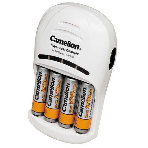 Camelion BC-1010B Ladegerät mit 4x AA 2500mAh Akkus