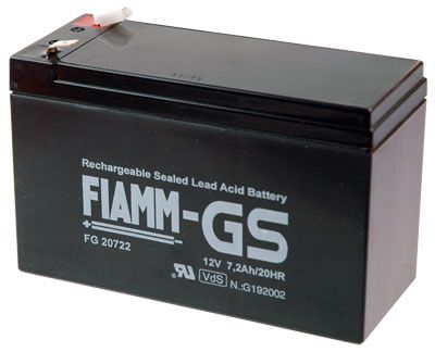 Fiamm FG20722 12V 7,2Ah Blei-Akku 6.3mm