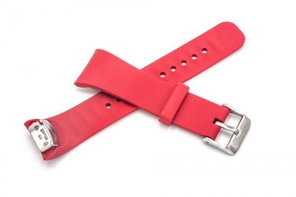 Armband Silikon Dunkel-Rot passend für Samsung Galaxy Gear Fit 2 Smart Watch SM-R360
