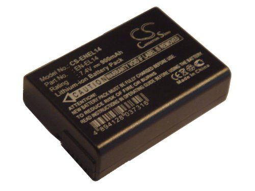 Akku ersetzt Nikon EN-EL14, EN-EL14a, VFB10602 1030mAh