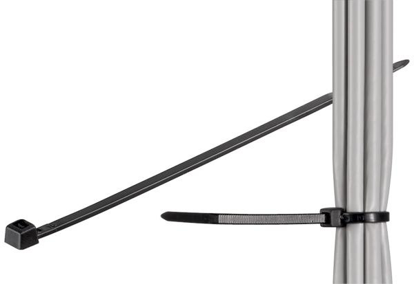 Kabelbinder 300mm x 3.5mm 100 Stück schwarz