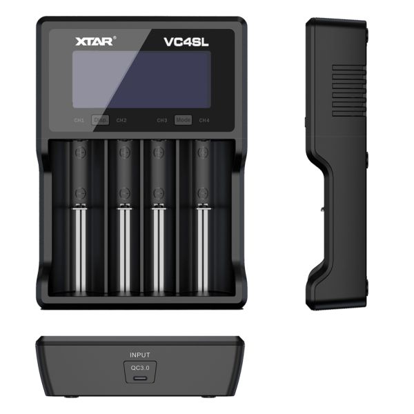Xtar VC4SL QC Ladegerät für Li-Ion und Ni-MH Akkus