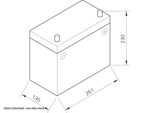 Intact GEL-55 12V 55Ah (c20), 60Ah (c100)