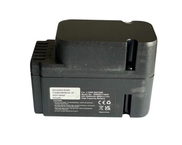 Akku passend für Worx Landroid M WG794E 28V 2000mAh