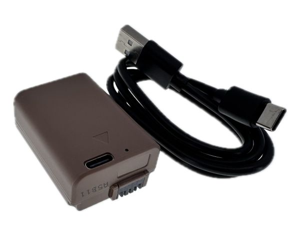 Akku ersetzt Sony NP-FW50 1030mAh mit USB-C Ladeoption