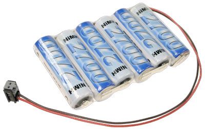 RC Akku-Pack 7,2V 2700mAh Ni-MH F1x6, für MPX