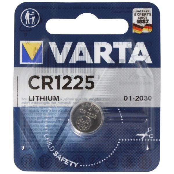 Varta CR1225 Knopfzelle Batterie wie BR1225, DL1225