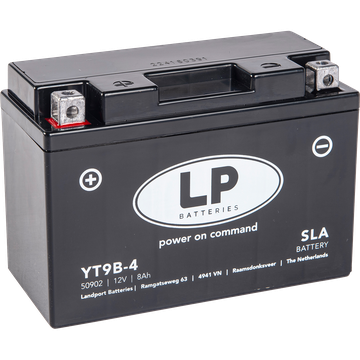 LP YT9B-4 SLA Motorradbatterie SLA12-9B-4, GEL12-9B-4, GT9B-4, 50902 12V 8Ah