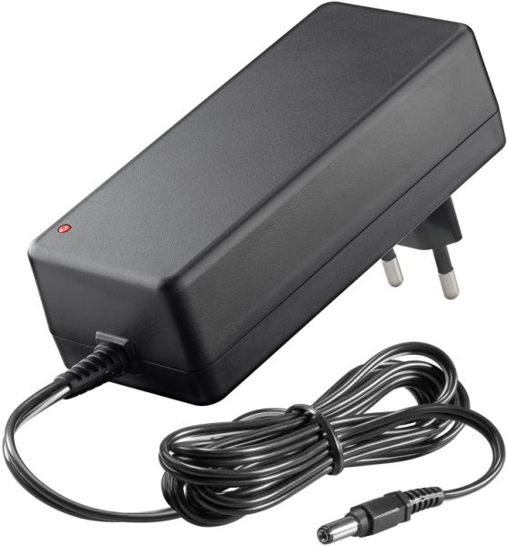 12V 5A Stecknetzteil mit DC Hohlstecker 5.5-2.1mm für Monitore, Router, Modem