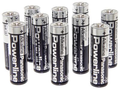 Panasonic Industrial LR6, AA, Batterien 10er Pack