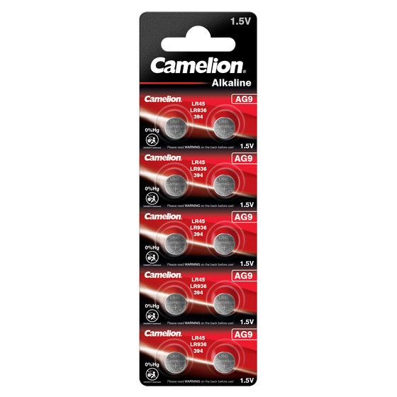 Camelion AG9, LR45, SR936W, Batterien 10er Packung