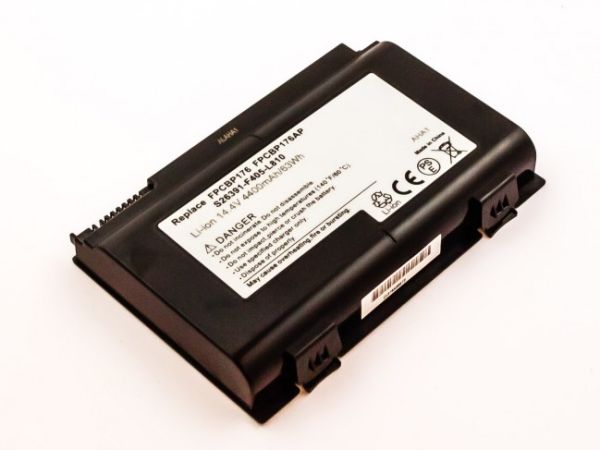 Akku ersetzt Fujitsu LifeBook FPCBP234, FPCBP233AP 14.4V 4.4Ah