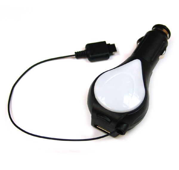KFZ-Ladekabel für micro USB mit Kabelrolle