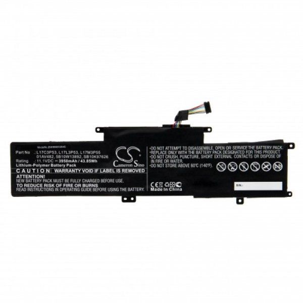 Akku ersetzt Lenovo 01AV481, 01AV482 passend für ThinkPad L390 Yoga 3950mAh