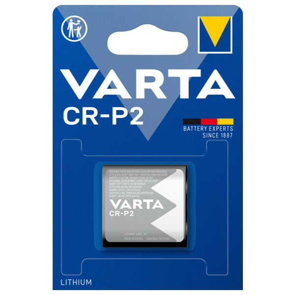 Varta CR-P2 Lithium Batterie ersetzt CRP2, DL223A, EL223AP, K223LA