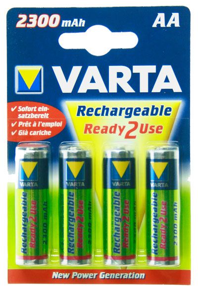 Varta 5716 Ready2Use 4x AA (Mignon), HR6 Akkus 2600mAh