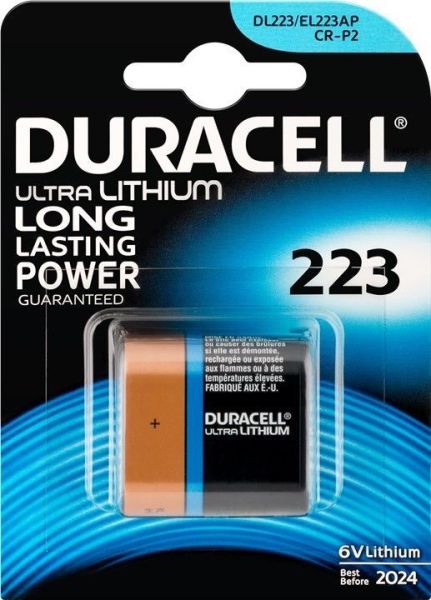 Duracell 223 Lithium Batterie ersetzt CR-P2, CRP2, DL223, K223LA, EL223AP, CRP2S