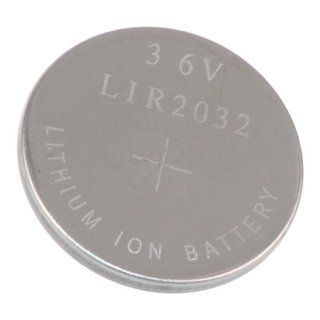 Akku Knopfzelle LIR2032 3.6V 40mAh Li-Ion (wiederaufladbar)