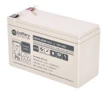 Battery-Direct 12V 9Ah Akku, Hochstrom, AGM Bleiakku, Pol T2 Faston 250 (6,3mm)