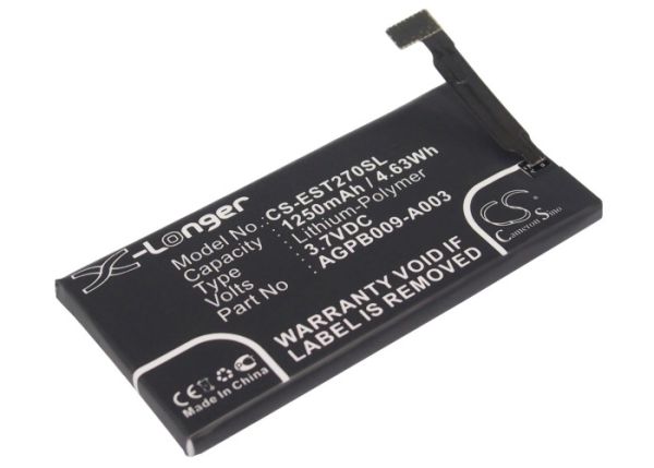 Akku für Sony Ericsson AGPB009-A003, 1250mAh