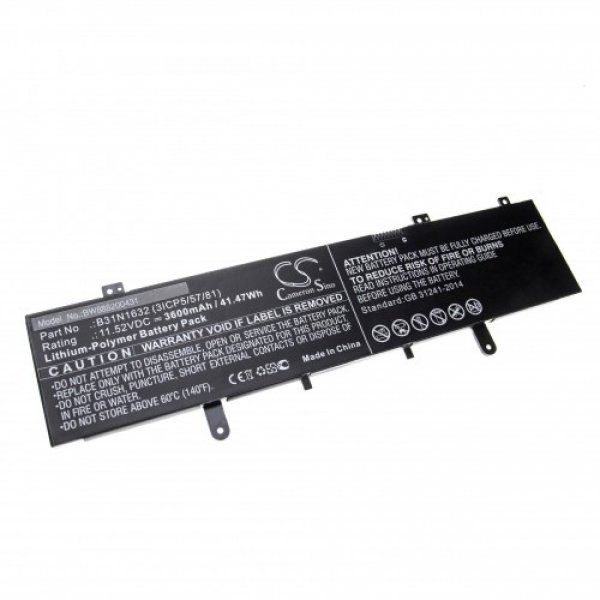 Akku ersetzt Asus B31N1632, 0B200-02540000 3600mAh