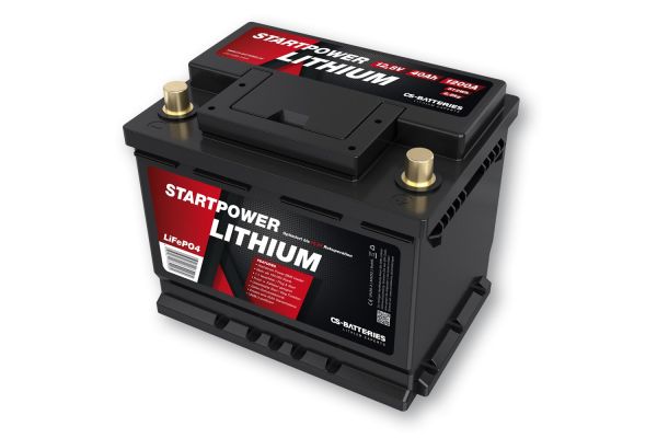 StartPower LiFePO4 Autobatterie 12V 40Ah 1200A (EN) 240x175x190mm