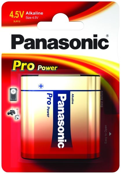 Panasonic Pro Power 4,5V 3LR12, Flach Batterie