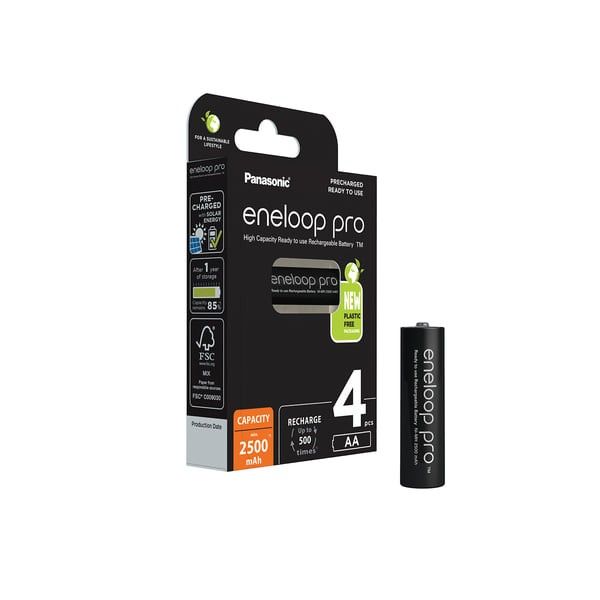 Panasonic eneloop Pro 2550mAh BK-3HCCE/4BE AA Akkus