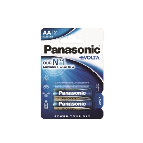 Panasonic Evolta Mignon AA Batterie, 2er Blister