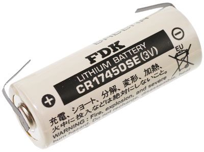 FDK CR17450SE-LFU, A Lithium Batterie, 3V 2500mAh mit U Lötfahne