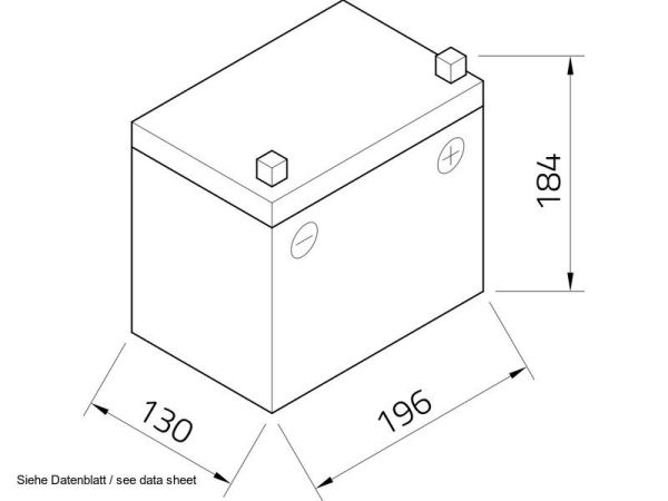 Intact GEL12-32R 12V 32Ah ersetzt U1R(9) Batterie