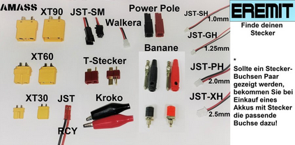 12V 2Ah 1x4 flacher LiFePO4 Akku mit BMS T-Stecker