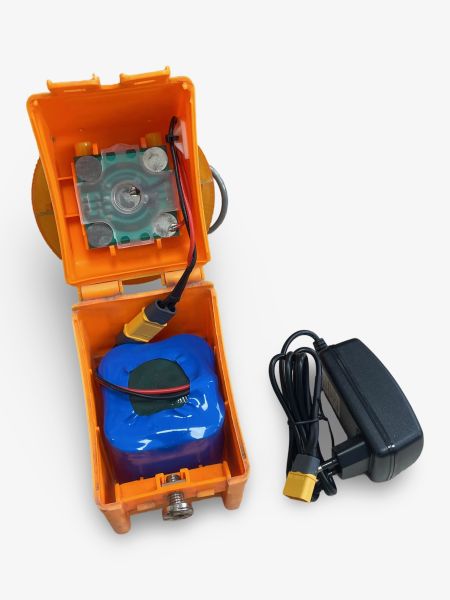 Akku Umrüstung für Asphalt Baustellen / Warnleuchten AP20, 6V 12Ah LiFePO4