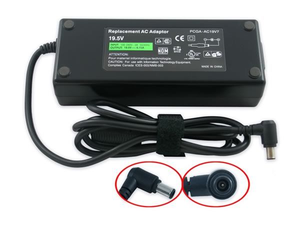 AC Adapter für Sony VGP-AC19V15, 19,5V 6,15A