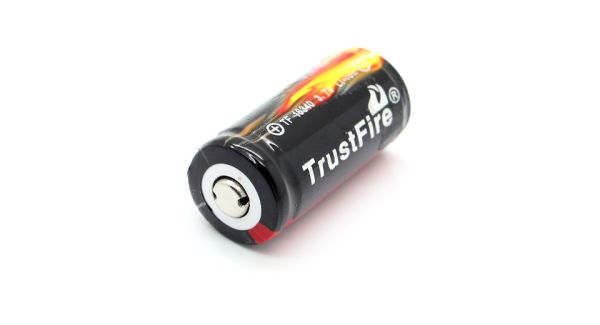 TrustFire 16340 (RCR123A) 3.7V 880mAh Li-Ion Akku