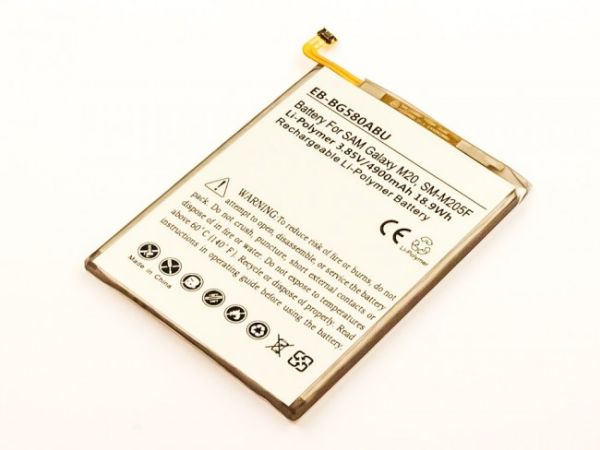 Akku ersetzt Samsung EB-BG580ABU, GH82-18701A 4900mAh