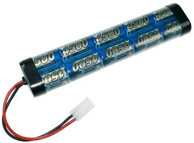 BlackFox 10er Akkupack L2x5 12V 4500mAh mit Tamiya Stecker