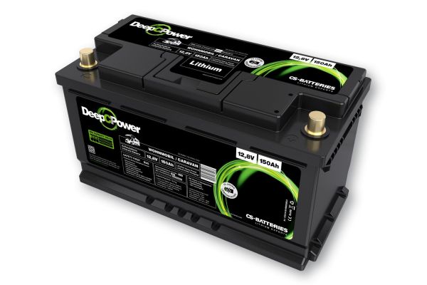 Deep C Power 12V 150Ah LiFePO4 Batterie für Ducato, Ford, PSA, TGE Caravan