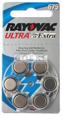 Rayovac 675 Extra Advanced Hörgeräte Batterien ersetzen 665AE, DA675, V675