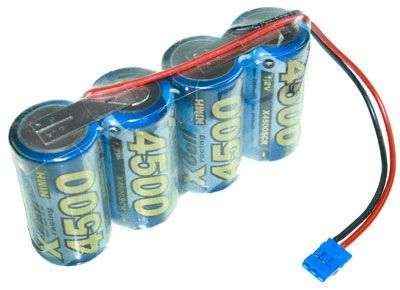 BlackFox 4er-Reihe Akkupack 4,8V 4500mAh mit Graupner Stecker
