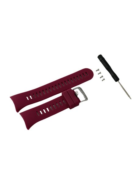 Silikon-Armband für Garmin Forerunner 45S violett 18mm breit