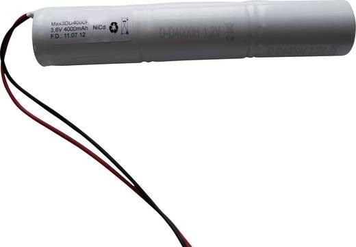 Säulen Akku für Notbeleuchtung 3.6V 4500mAh Ni-MH Hochtemperatur