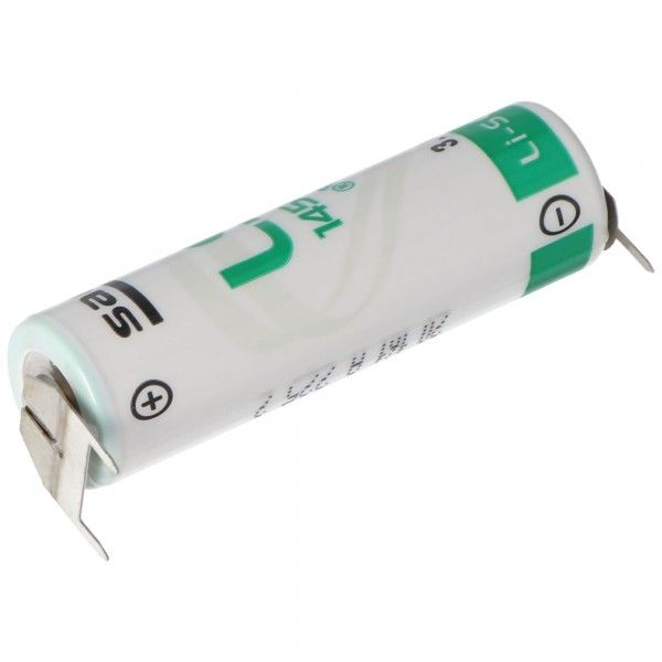 Saft LS14500-3PF Lithium Batterie 2/1 pin ++/-