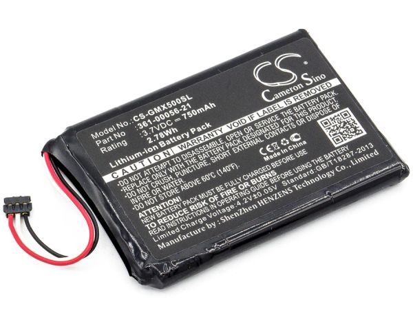 Akku ersetzt Garmin 361-00056-21, 010-01531-00 passend für DriveAssist 50 + 51